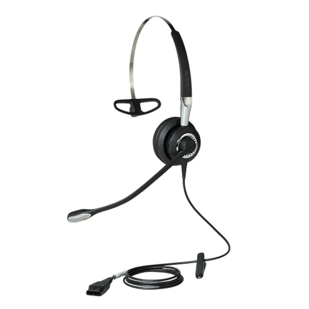 Jabra Corded Biz 2400 II Mono QD Wired Headset w/Noise-Cancelling Microphone