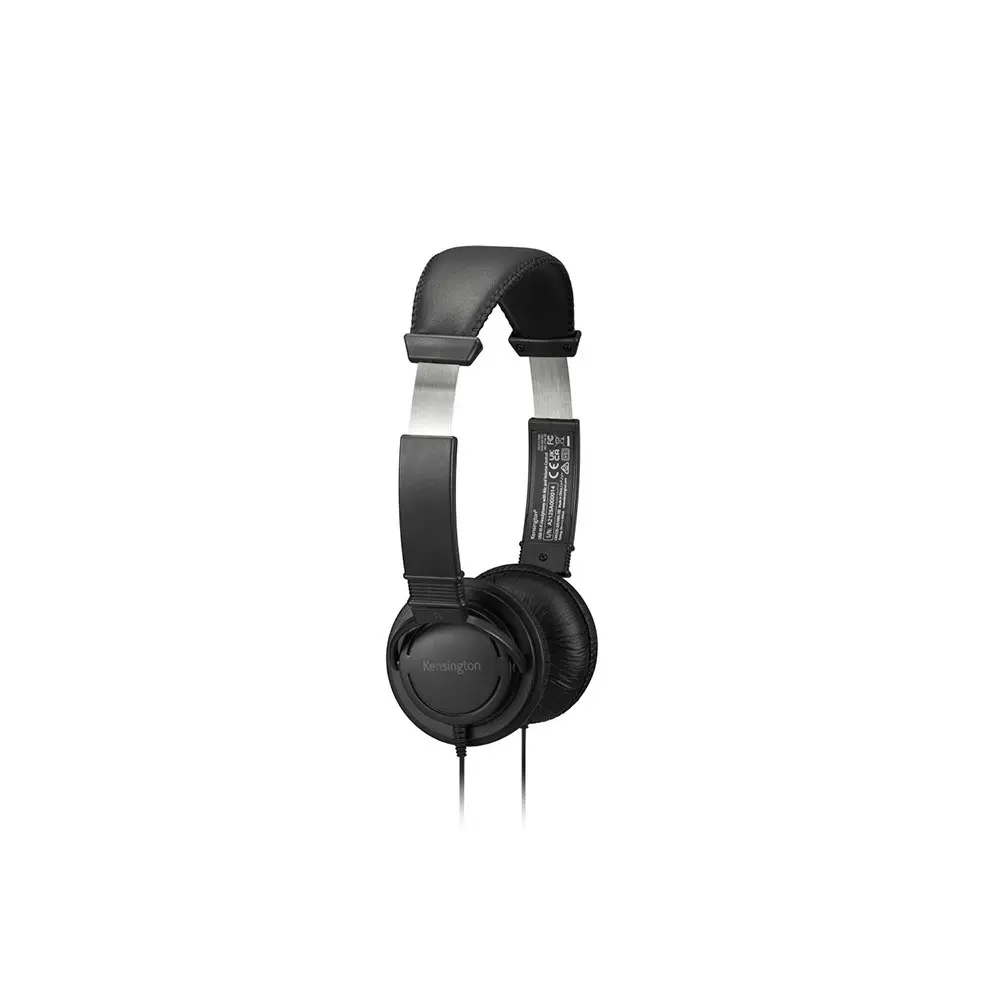 Kensington Hi-Fi Headphones Over-Ear Gaming Headset w/ Boom Mic/Volume Black