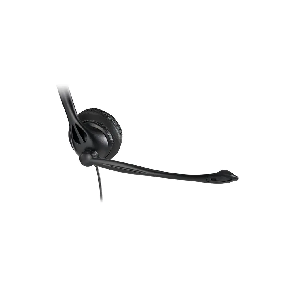 Kensington Mono Headset/Headphone w/Inline Mic Control For Laptop/Computer Black