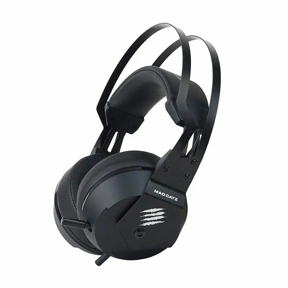 Mad Catz F.R.E.Q. 2 Gamer/Gaming Stereo Over Ear Wired Headset w/3.5mm AUX Black