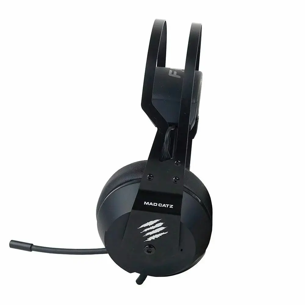 Mad Catz F.R.E.Q. 2 Gamer/Gaming Stereo Over Ear Wired Headset w/3.5mm AUX Black