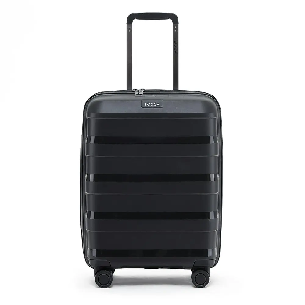 Tosca Comet 88L/25" Hard Case Wheeled Luggage Medium Trolley Suitcase Black