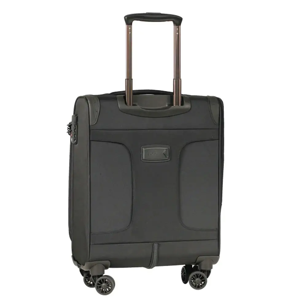 Tosca Oakmont 20" Laptop Onboard Trolley RFID Travel Suitcase Black w/Wheels