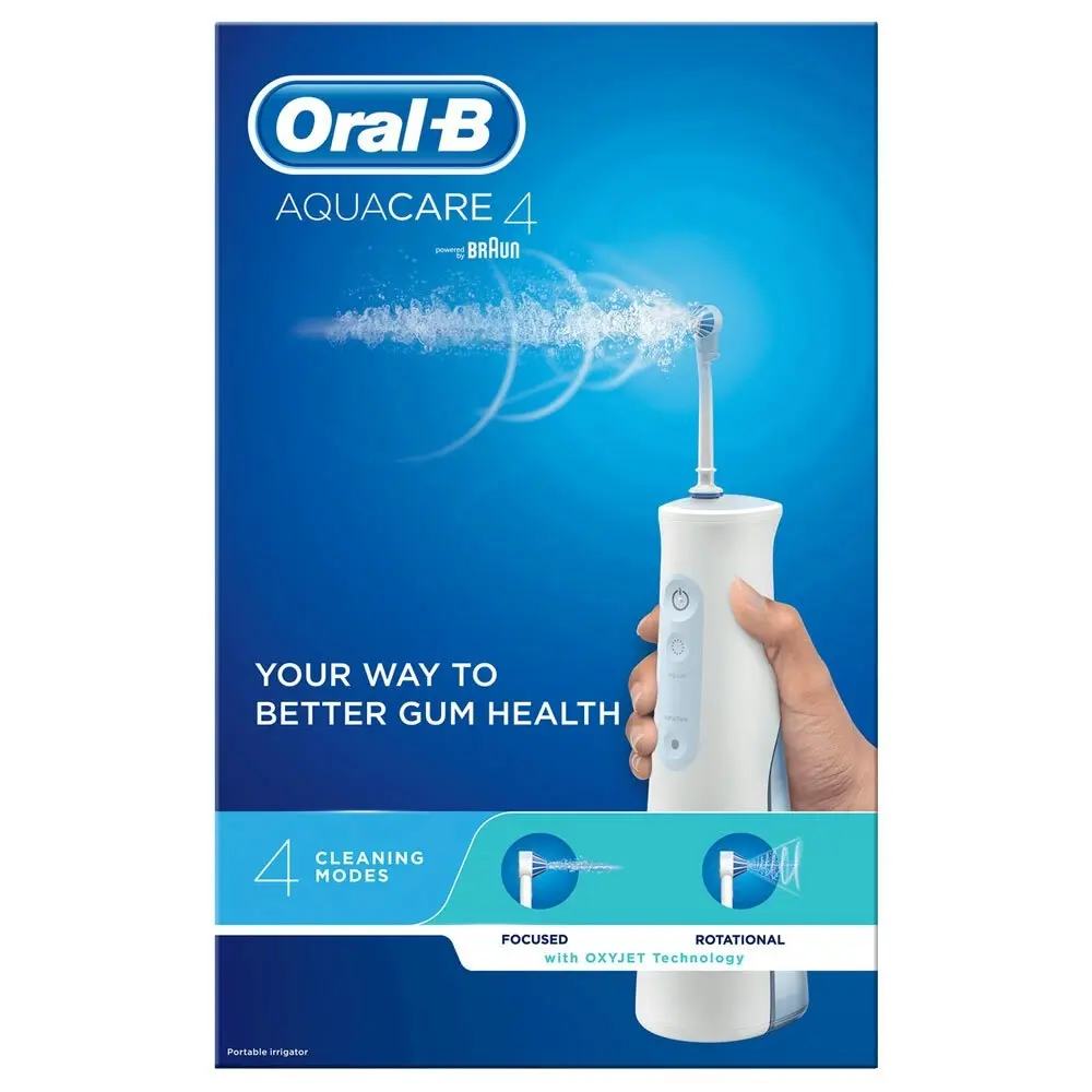 Oral B Electric Rechargeable Aquacare 4 Irrigator Water Teeth Flosser/Cleaner