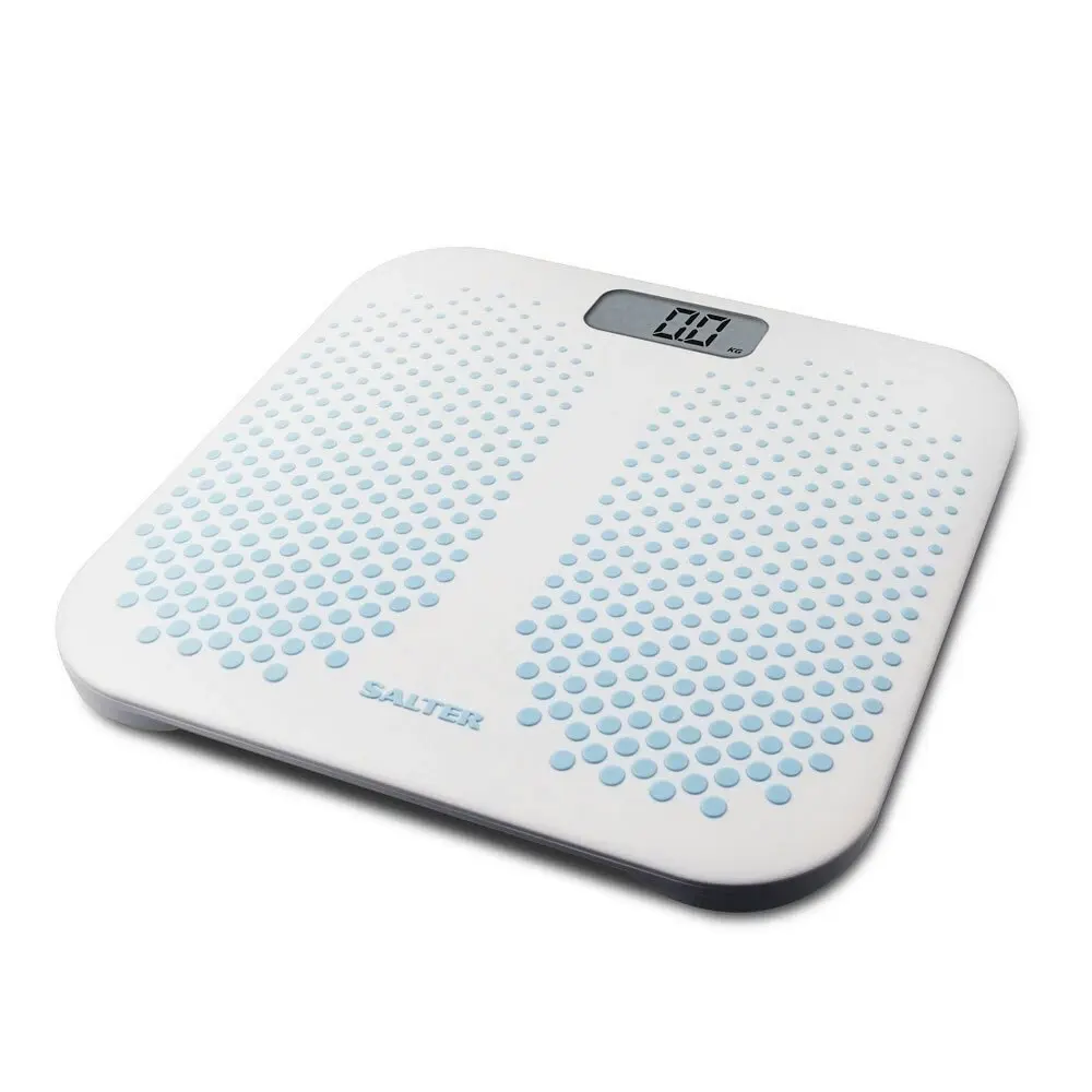 Salter 200kg Anti Slip Personal Digital Bathroom Scale LED Display KG/LB White