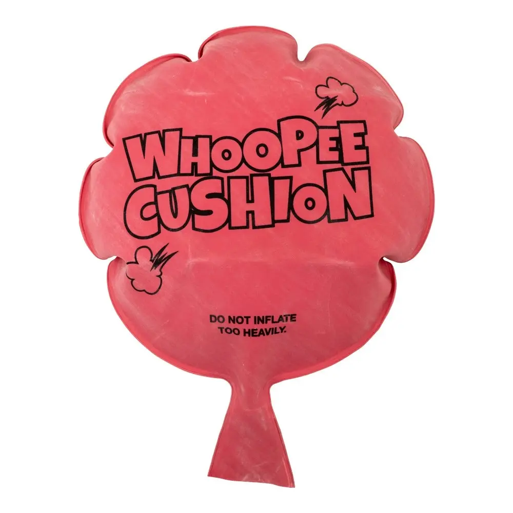 3x Fumfings Novelty Inflate Whoopee Cushion Carded 20cm Prank Toys Kids/Children