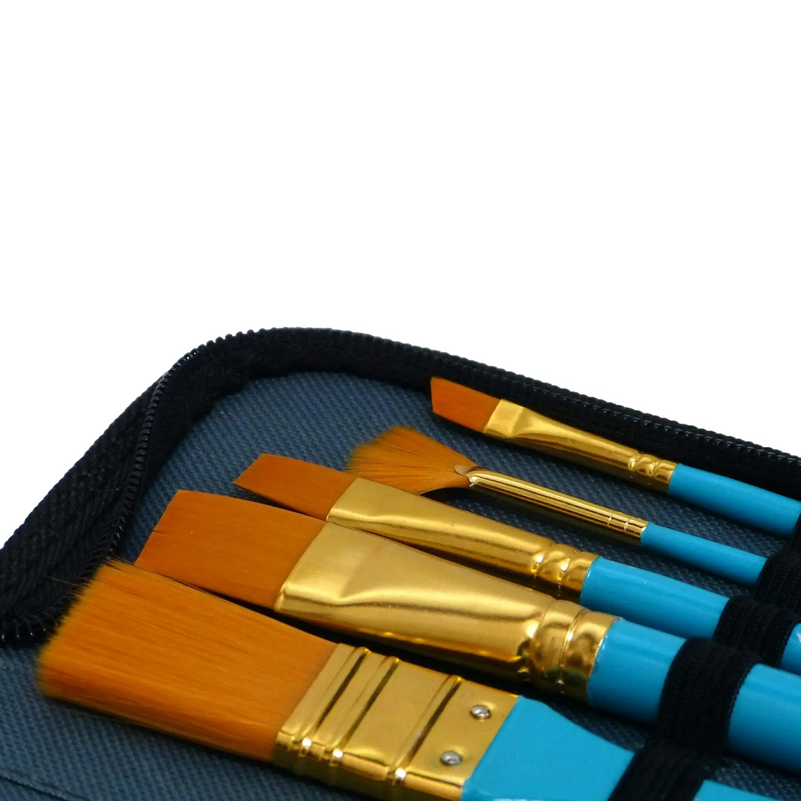 10pc Boyle Essentials Craft Paint Brush w/ Storage Case For Acrylic/Watercolour