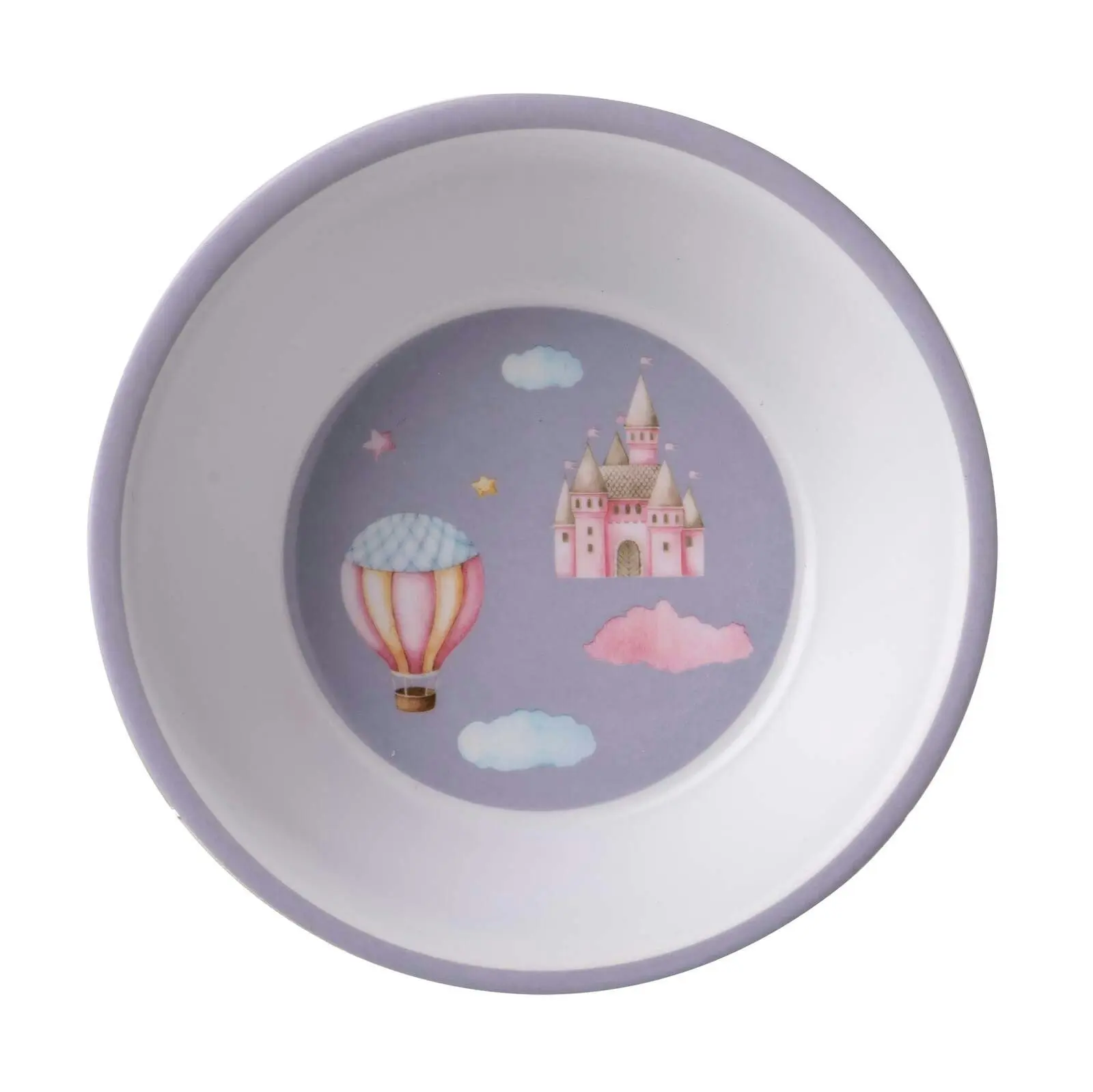 5pc Ashdene Up In The Sky Kids Melamine Cup/Bowl/Plate/Fork/Spoon Dinner Set