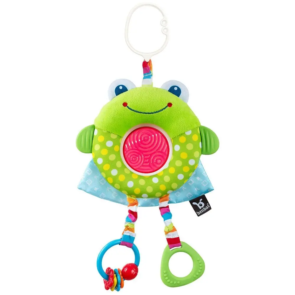 2PK Benbat Dazzle Multi Skills Travel Educational/Development Baby 0m+ Toy Frog