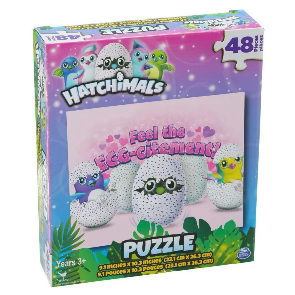 2x 48pc Hatchimals Birds Background Jigsaw Puzzle Educational Kids 3y+ Toy Pink