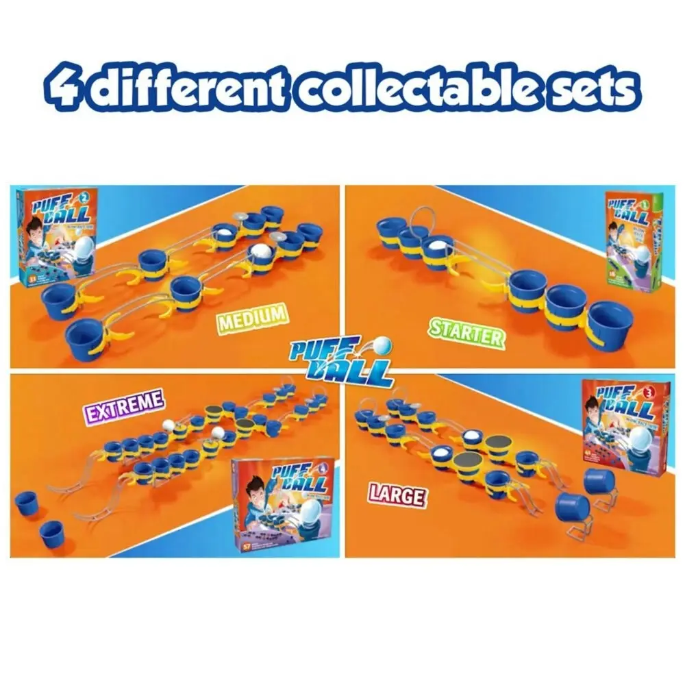 16pc TOMY Puff/Race/Blow Ball Party Action/Power Game Toy Kids/Child 6y+ Set 1