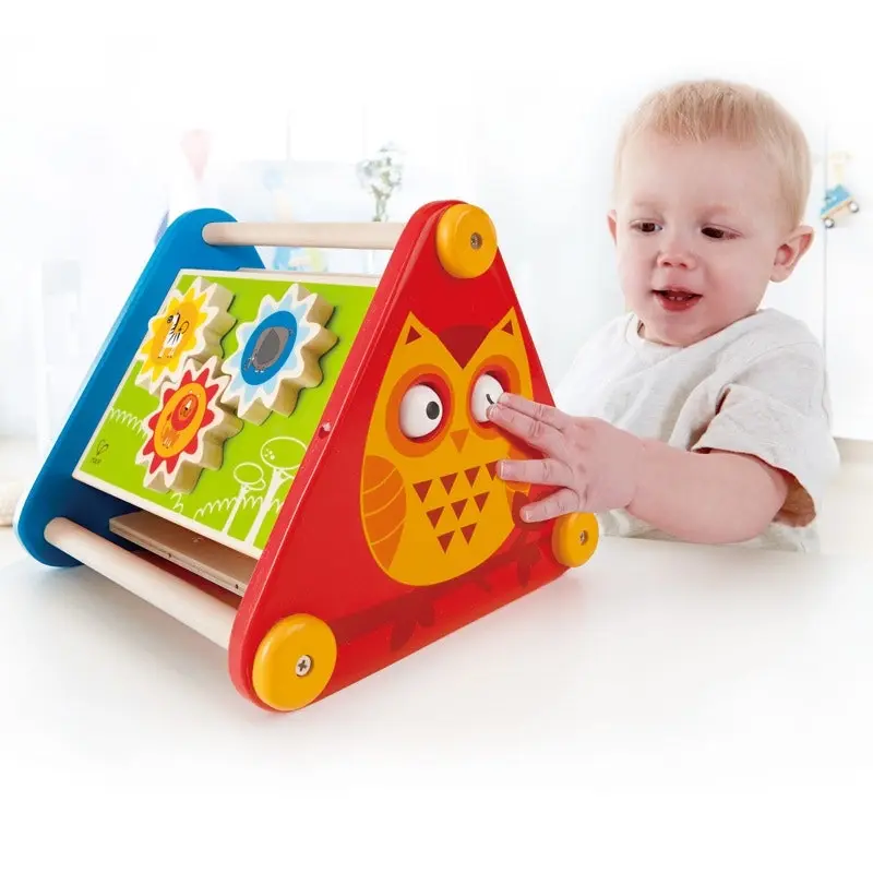 Hape Take-Along 25cm Educational/Activity Box Wooden Toy Kids/Baby/Infant 10m+