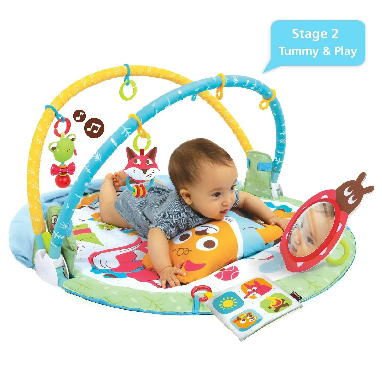 Yookidoo Play'n' Nap Gymotion Activity Gym Mat Kids/Baby/Toddler/Toys 0-12m