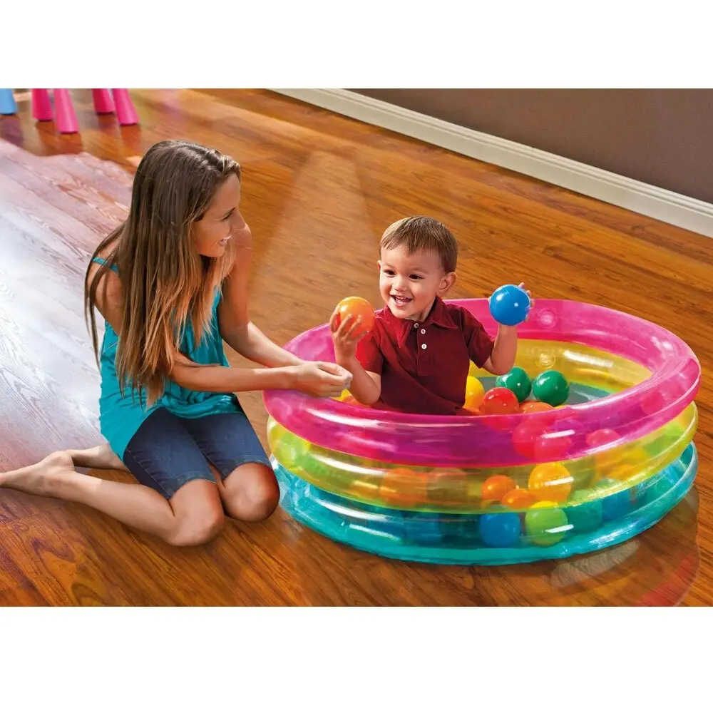 Intex Classic Inflatable Baby/Infant Outdoor Play/Activity Toy 50 Balls Pit 1y+