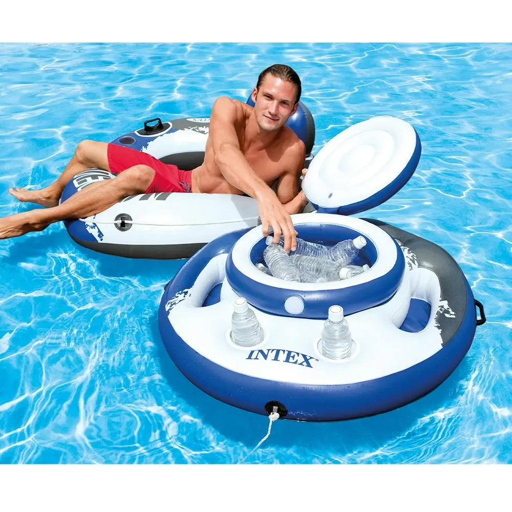 Intex  Megachill Inflatable Floating Pool Drink Water Cup Holder/Chiller Cooler