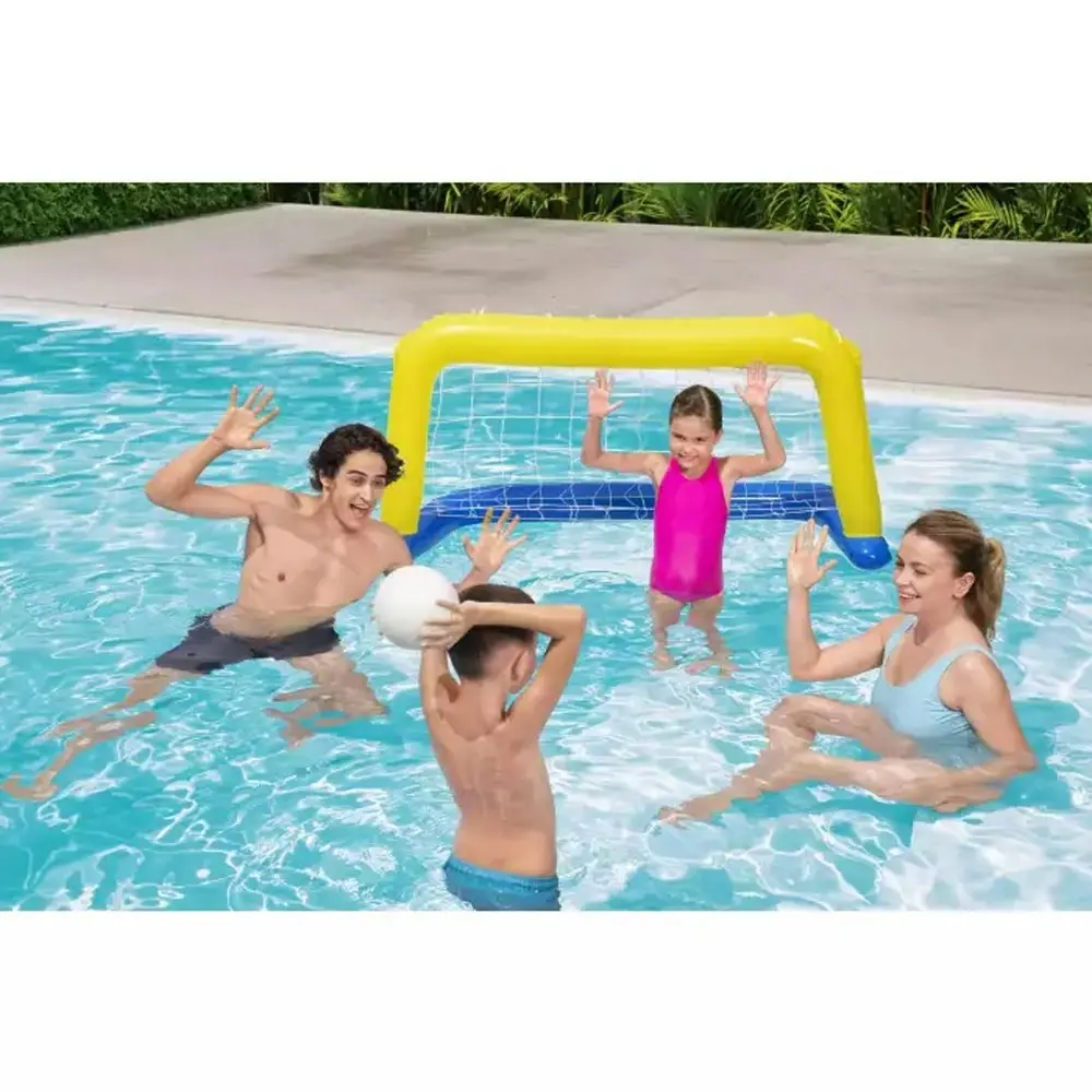 Bestway 1.37m Inflatable Goal Net Set w/ Ball Kids/Children Pool Game Toy 3y+