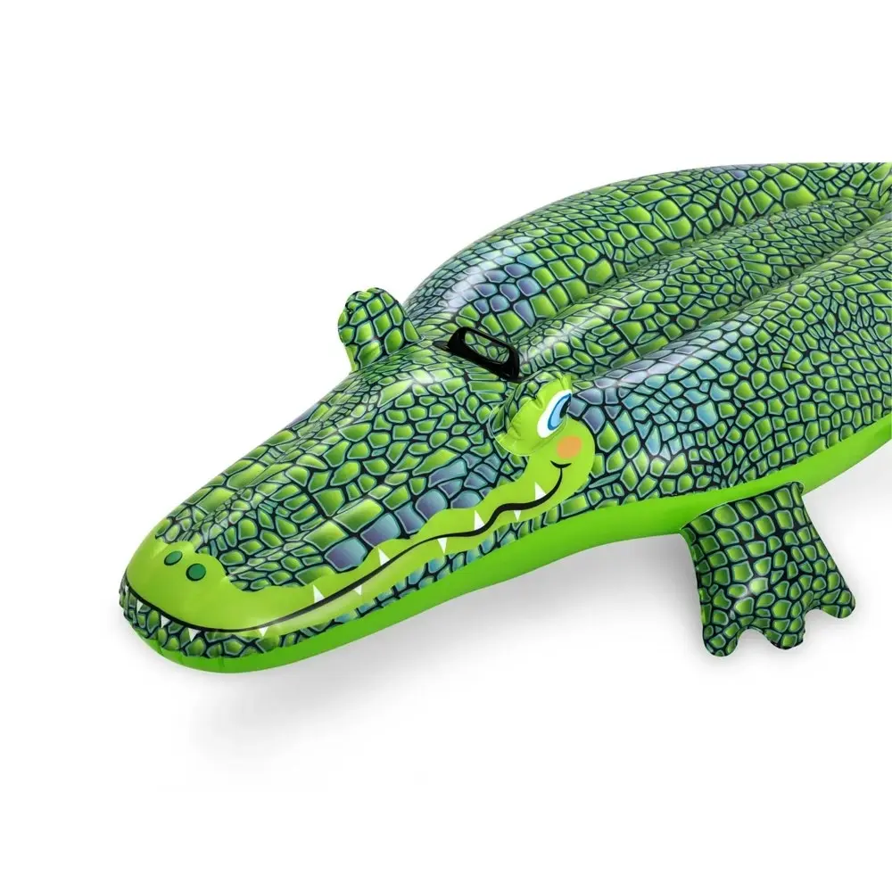 Bestway 152cm Inflatable Crocodile Pool/Beach Ride On Toy Kids/Children 3y+