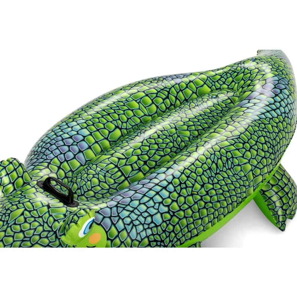 Bestway 152cm Inflatable Crocodile Pool/Beach Ride On Toy Kids/Children 3y+