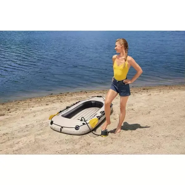 Bestway 196cm Inflatable Boat Battle Bomber Water Raft w/ 2x Paddles Set 6y+