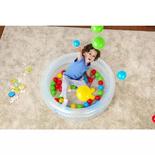 Bestway Splash & Play 91cm Inflatable 2-Ring Ball Pit Pool Kids/Children 2y+