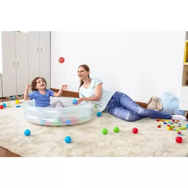 Bestway Splash & Play 91cm Inflatable 2-Ring Ball Pit Pool Kids/Children 2y+