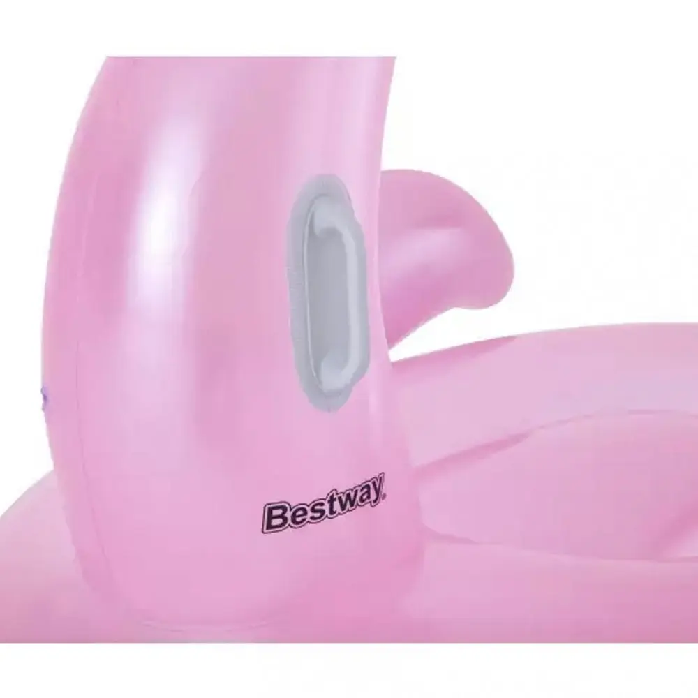 Bestway Luxury 1.73x1.70m Inflatable Flamingo Rider Water Pool Ride On Float