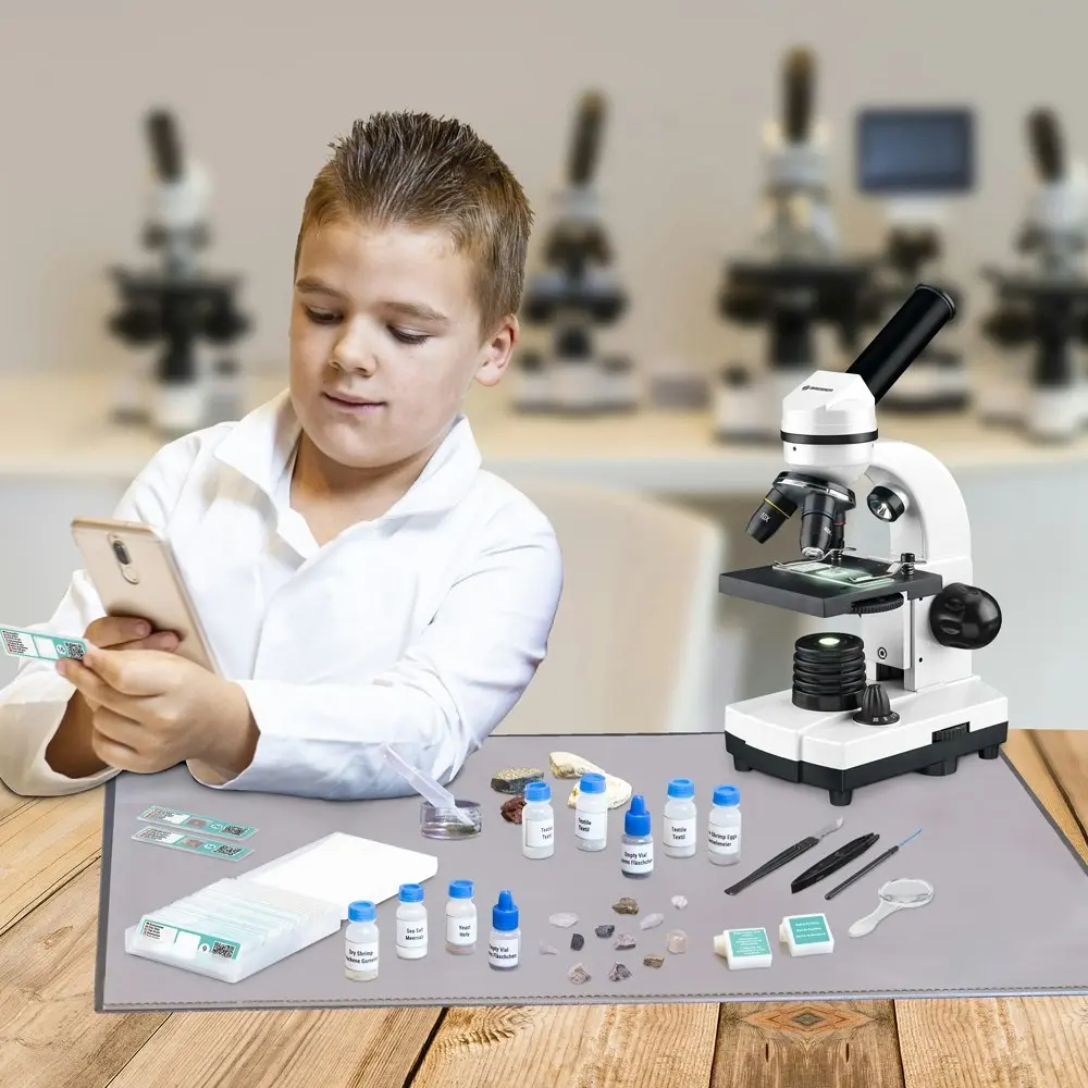 40pc Bresser Junior Microscope Accessories w/ Smart Slides Set Kids/Children 8y+