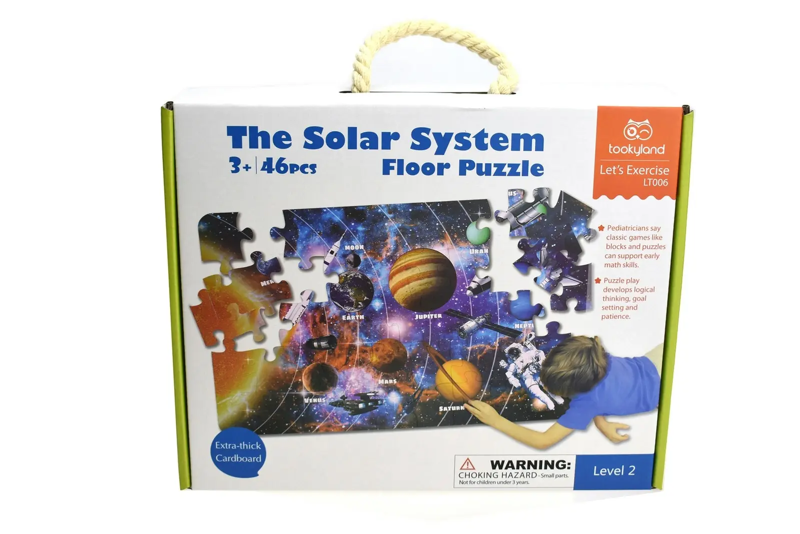 46pcs Tookyland Kids/Children's Solar System Jigsaw Floor Puzzle 17 x 11cm 3+