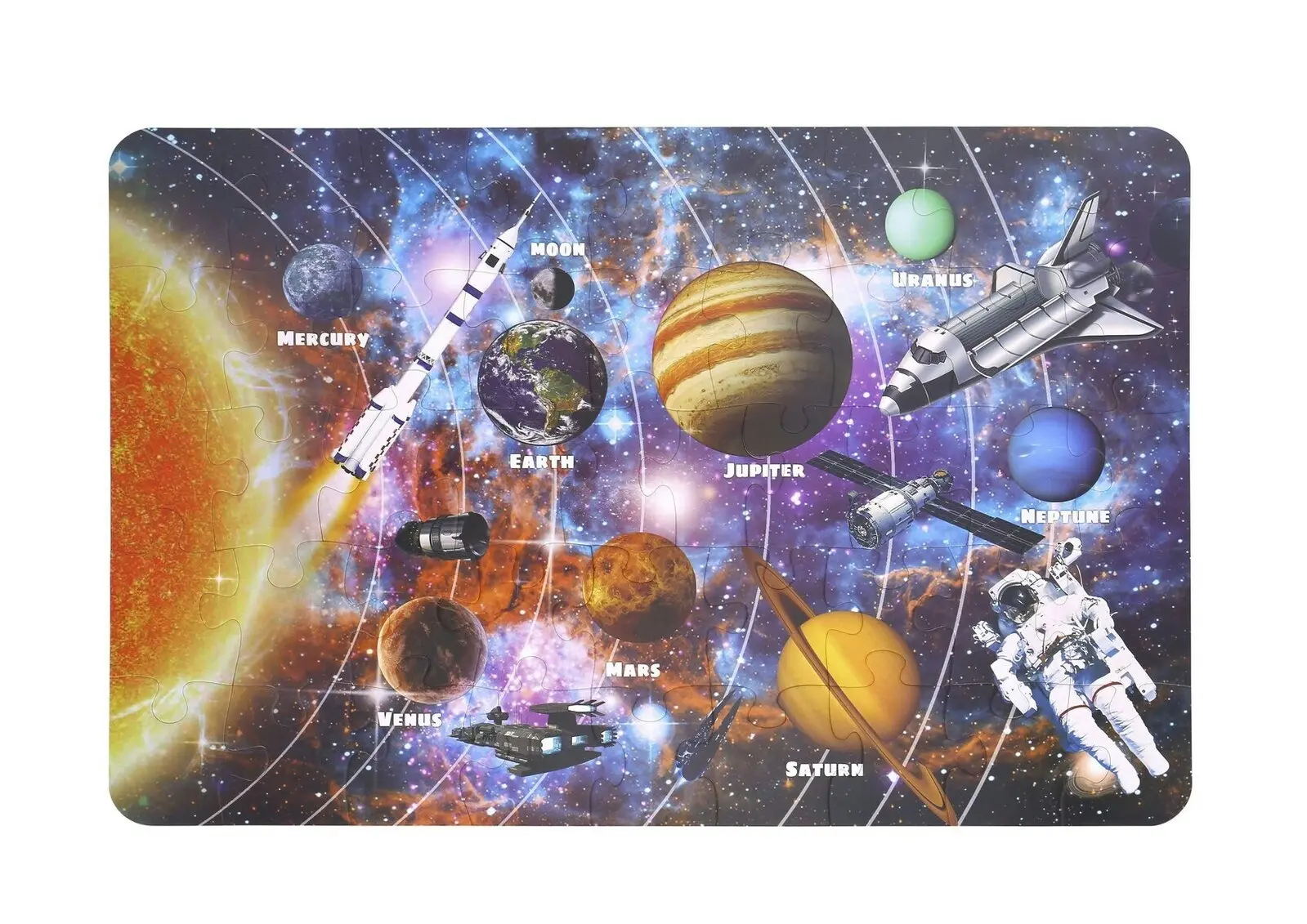 46pcs Tookyland Kids/Children's Solar System Jigsaw Floor Puzzle 17 x 11cm 3+