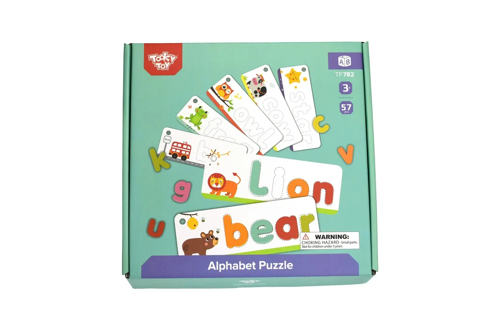 Tooky Toy Alphabet Flashcard Children's/Kids Memory/Recognition Puzzle Game 3+