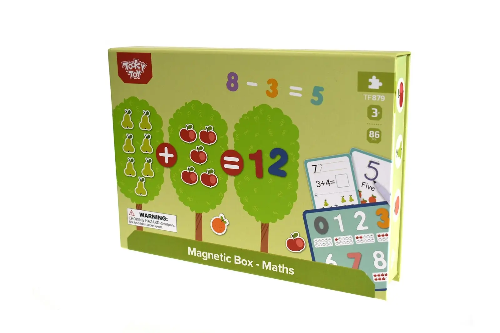 Tooky Toy Magnetic Box Children's/Kids Tabletop Maths Puzzle Thinking Game 3+