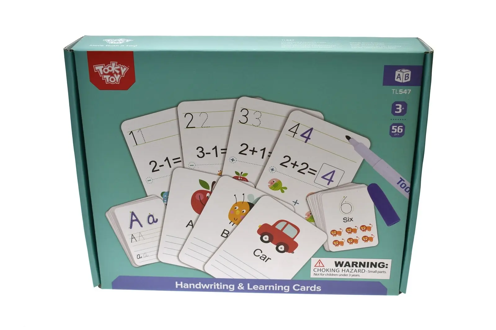 Tooky Toy Handwriting/Learning Cards Kids/Children Preschool Educational Game 3+