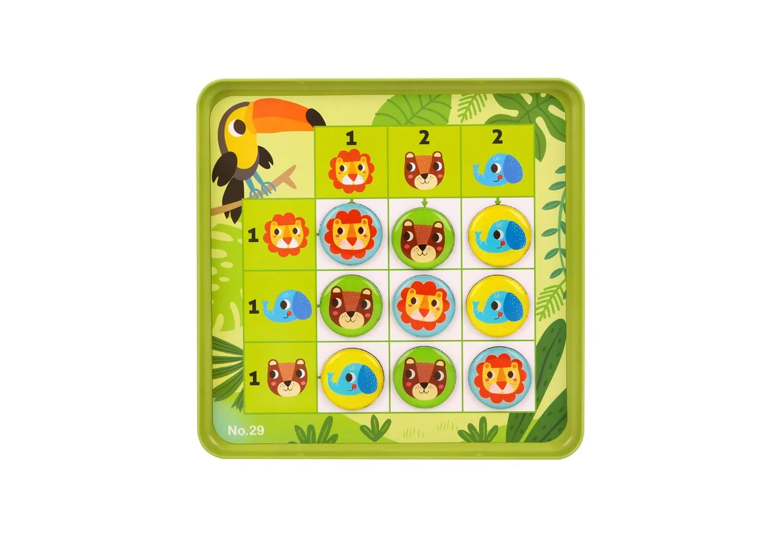 Tooky Toy Kids/Children's Forest Themed Sudoku Tabletop Educational Fun Game 3+