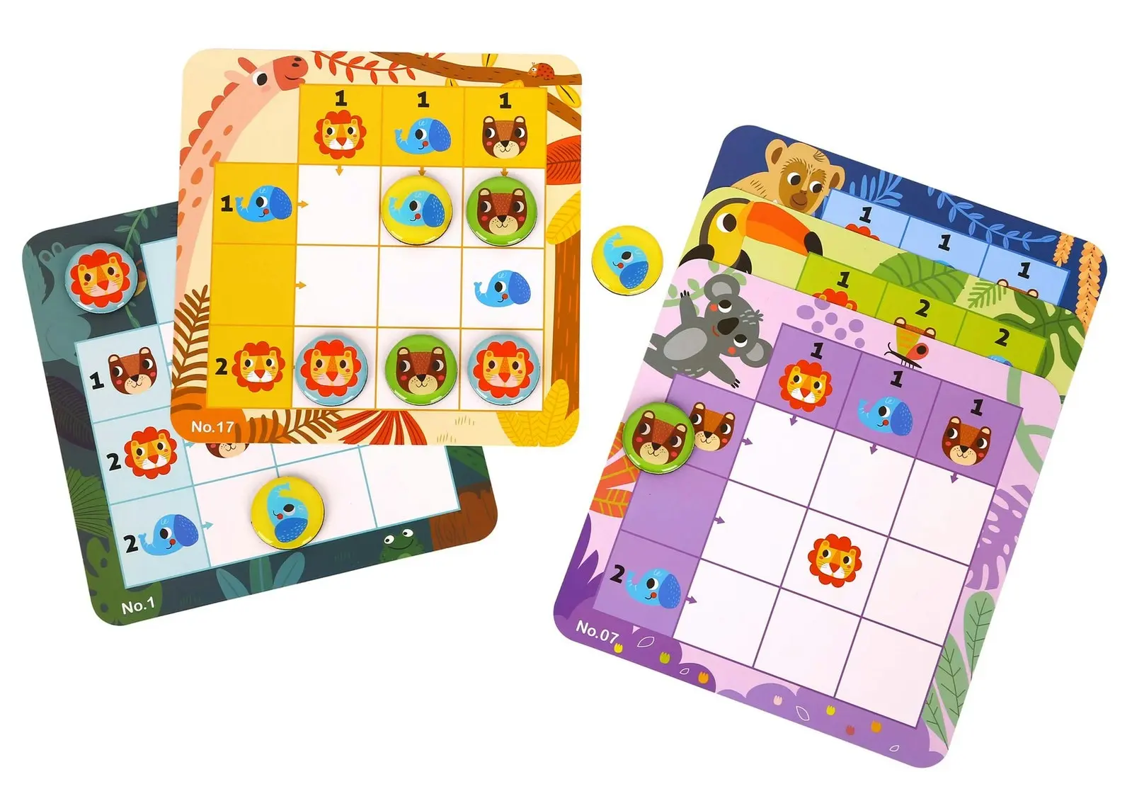 Tooky Toy Kids/Children's Forest Themed Sudoku Tabletop Educational Fun Game 3+