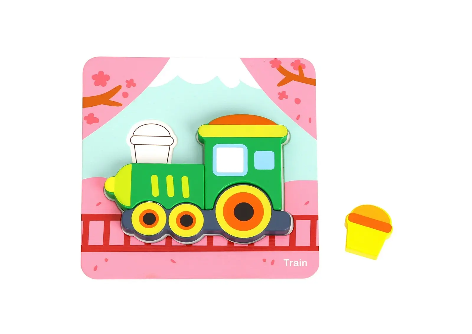 Tooky Toy 6 In 1 Mini Transportation Kids/Toddler Wooden Play Puzzle Set 12m+