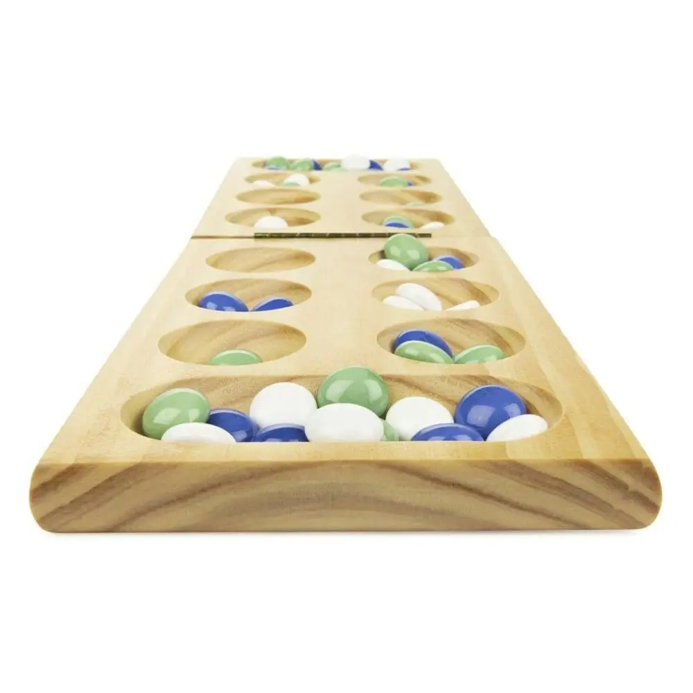 Cardinal Classics Solid Wood/Wooden Mancala Kids/Family Tabletop Game Set 8y+