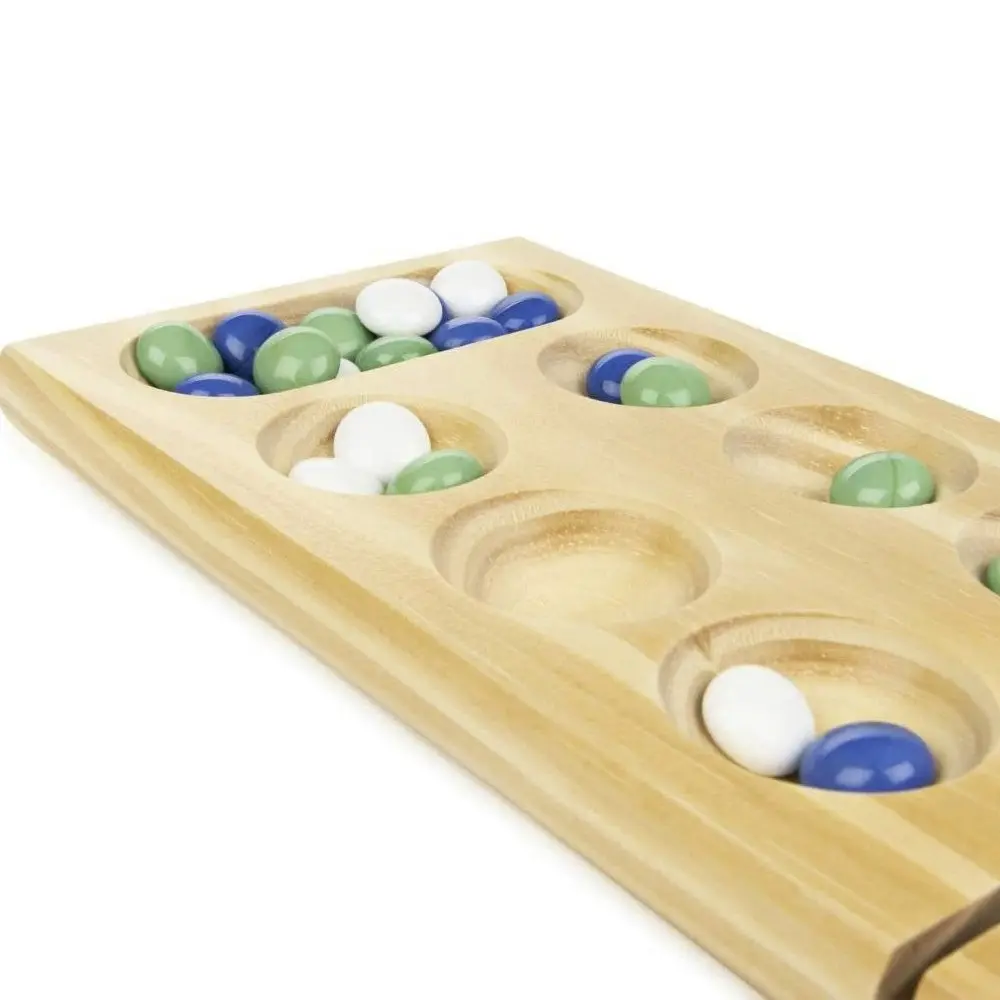 Cardinal Classics Solid Wood/Wooden Mancala Kids/Family Tabletop Game Set 8y+