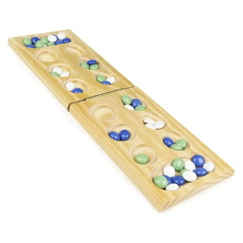 Cardinal Classics Solid Wood/Wooden Mancala Kids/Family Tabletop Game Set 8y+