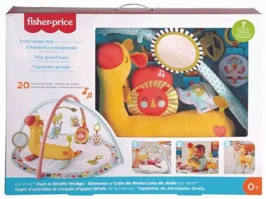 Fisher Price Go Wild Gym and Giraffe Wedge