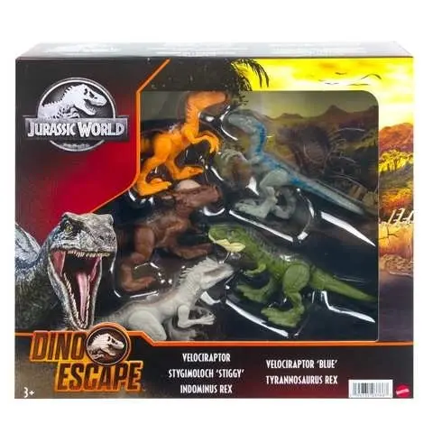 Jurassic World Dino Escape Value 5 Pack Dinosaurs