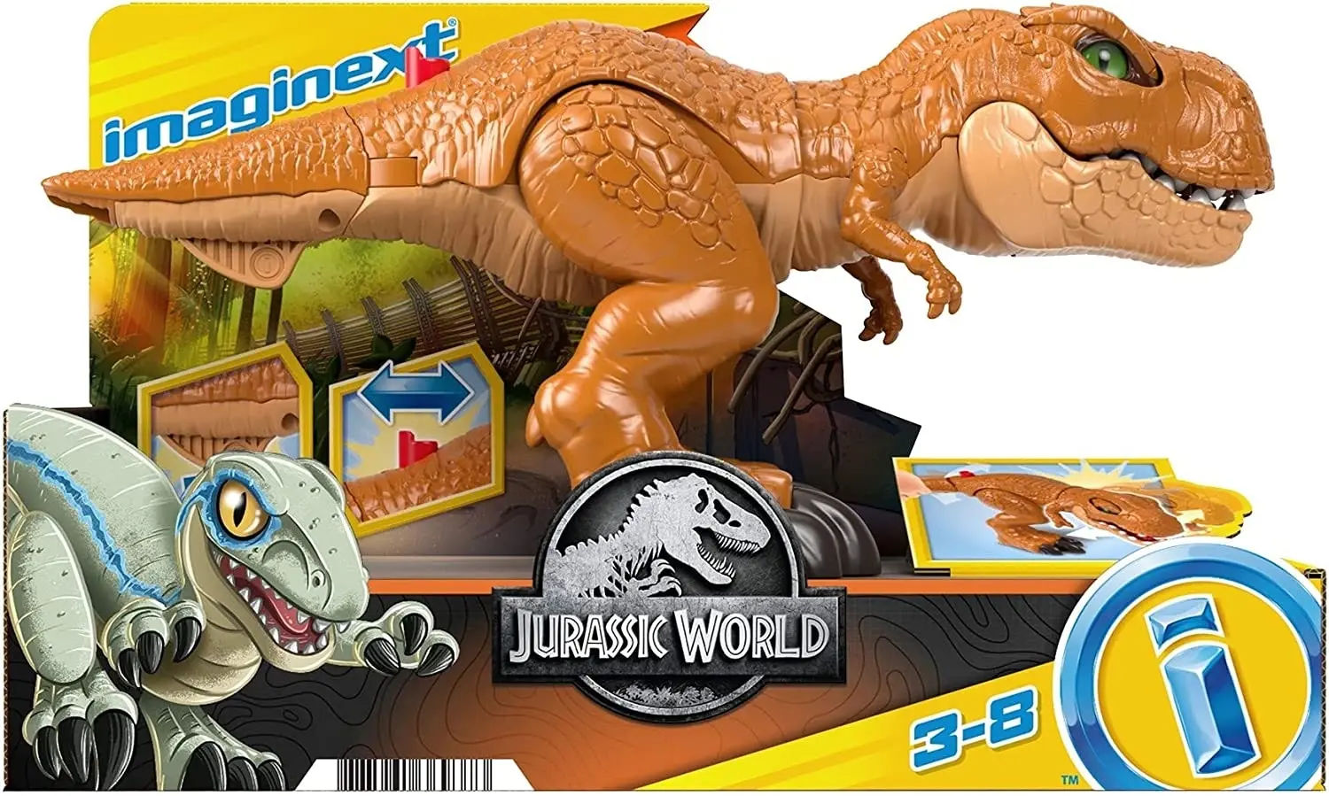 Imaginext Jurassic World Thrashin' Action T.Rex