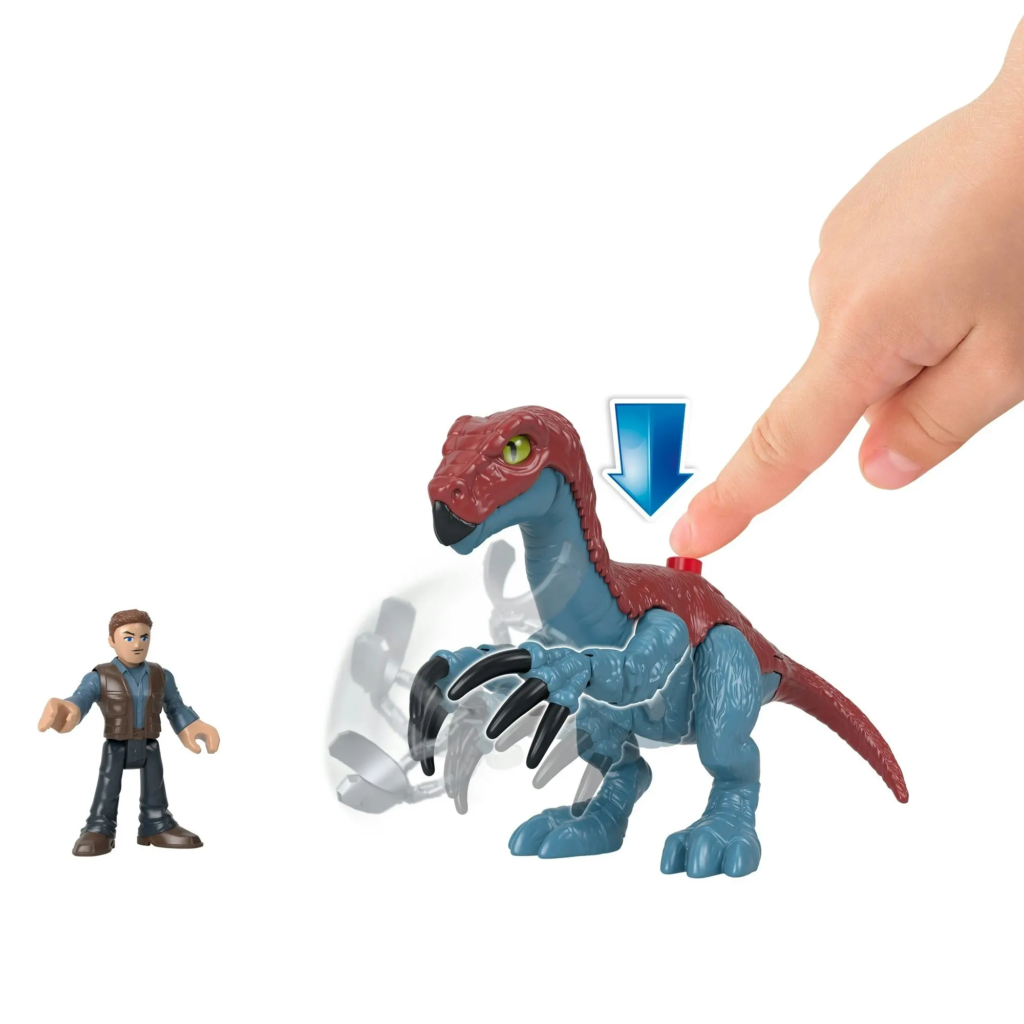 Imaginext Jurassic World Therizinosaurus & Owen