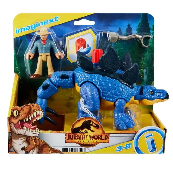 Imaginext™ Jurassic World™ Stegosaurus & Dr. Grant