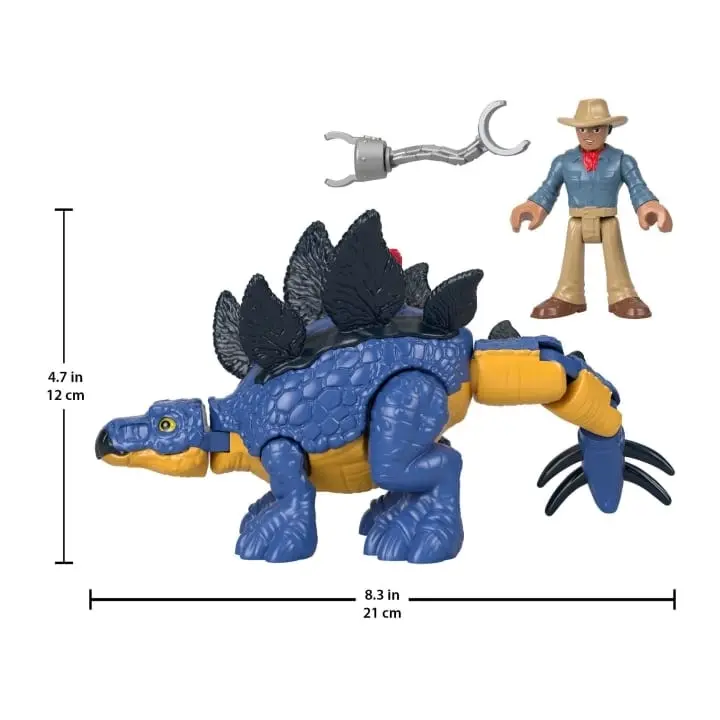 Imaginext™ Jurassic World™ Stegosaurus & Dr. Grant