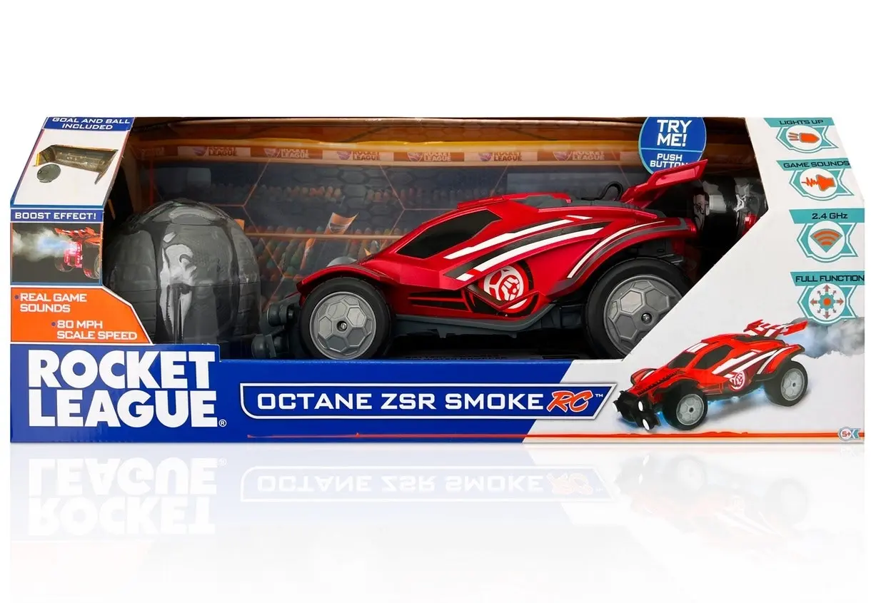 Rocket League Octane ZSR Turbo Smoke R/C with Ball (1:16)