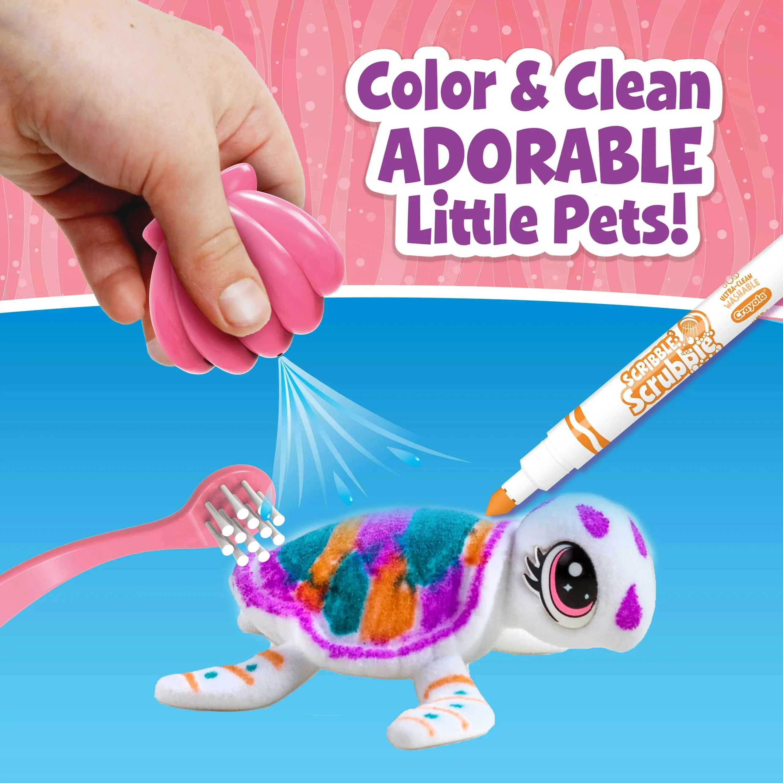 Crayola Scribble Scrubbie Ocean Pet