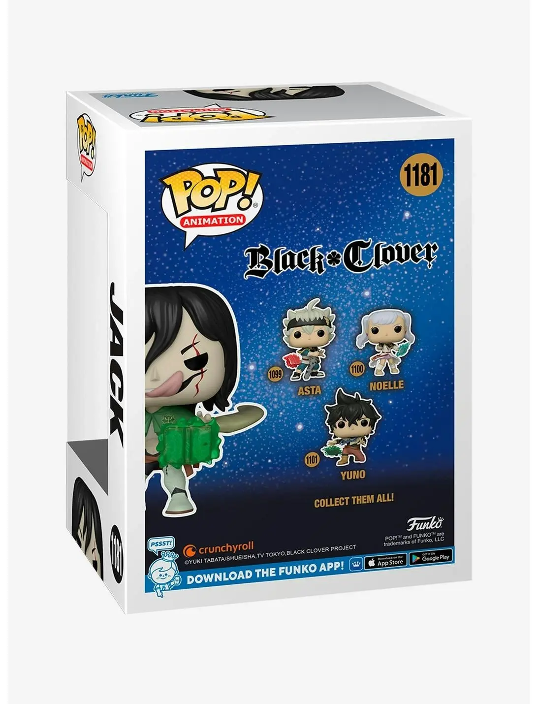 Black Clover Jack Winter Con 2022 Exclusive Pop! Vinyl