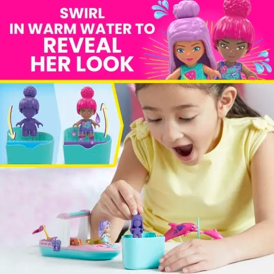 Mega Bloks Barbie Colour Reveal Dolphin Exploration