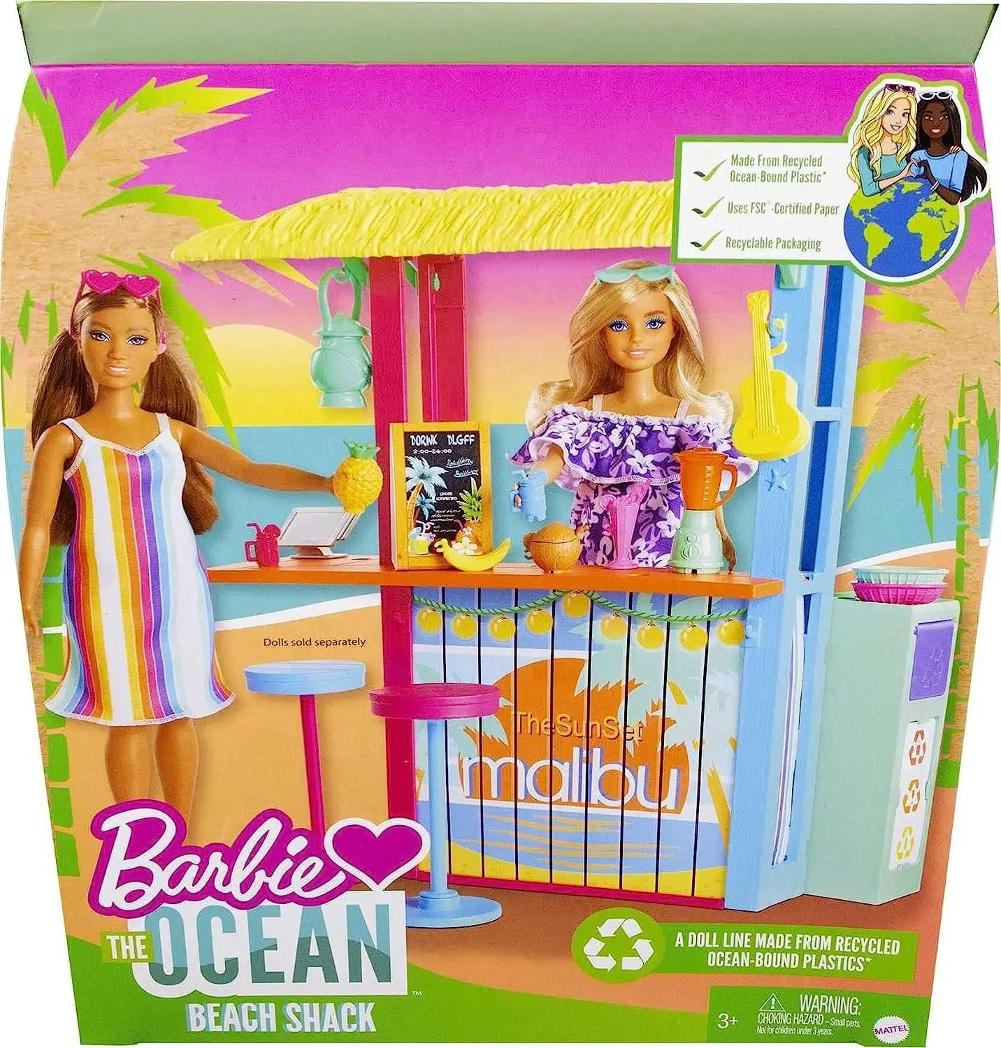 Barbie Loves the Ocean Beach Shack Playset