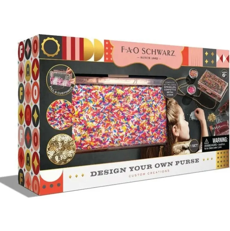 FAO Schwarz Girls DIY Purse Kit